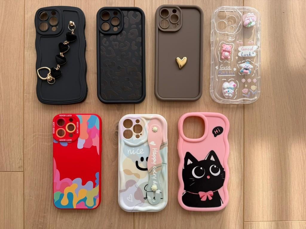 Iphone hoesjes 13 Pro Max, Multicolore, Façade ou Cover, Plastique, Comme neuf