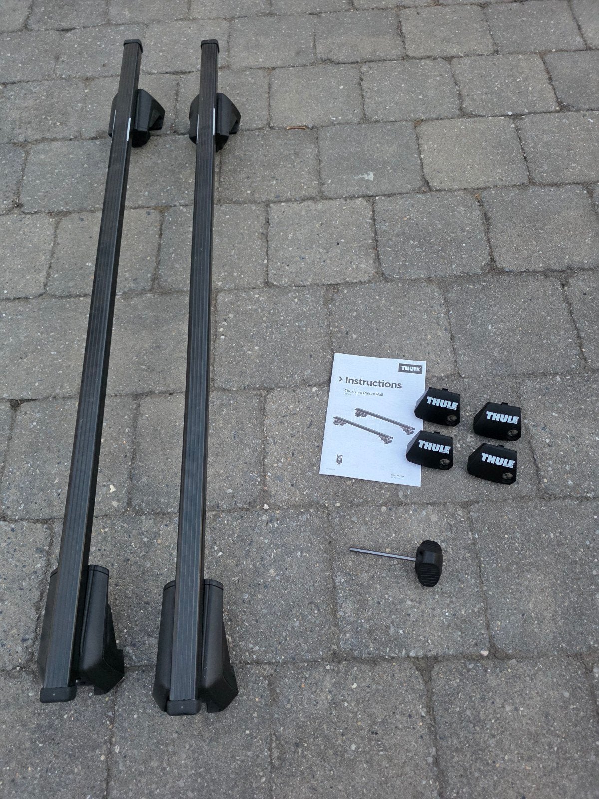 Thule dakrails  square bar evo 712200, Auto diversen, Dakdragers, Ophalen