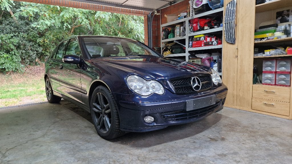 Mercedes C200 CDI - Top wagen!, Auto's, Zwart, Blauw, 5 deurs, Particulier