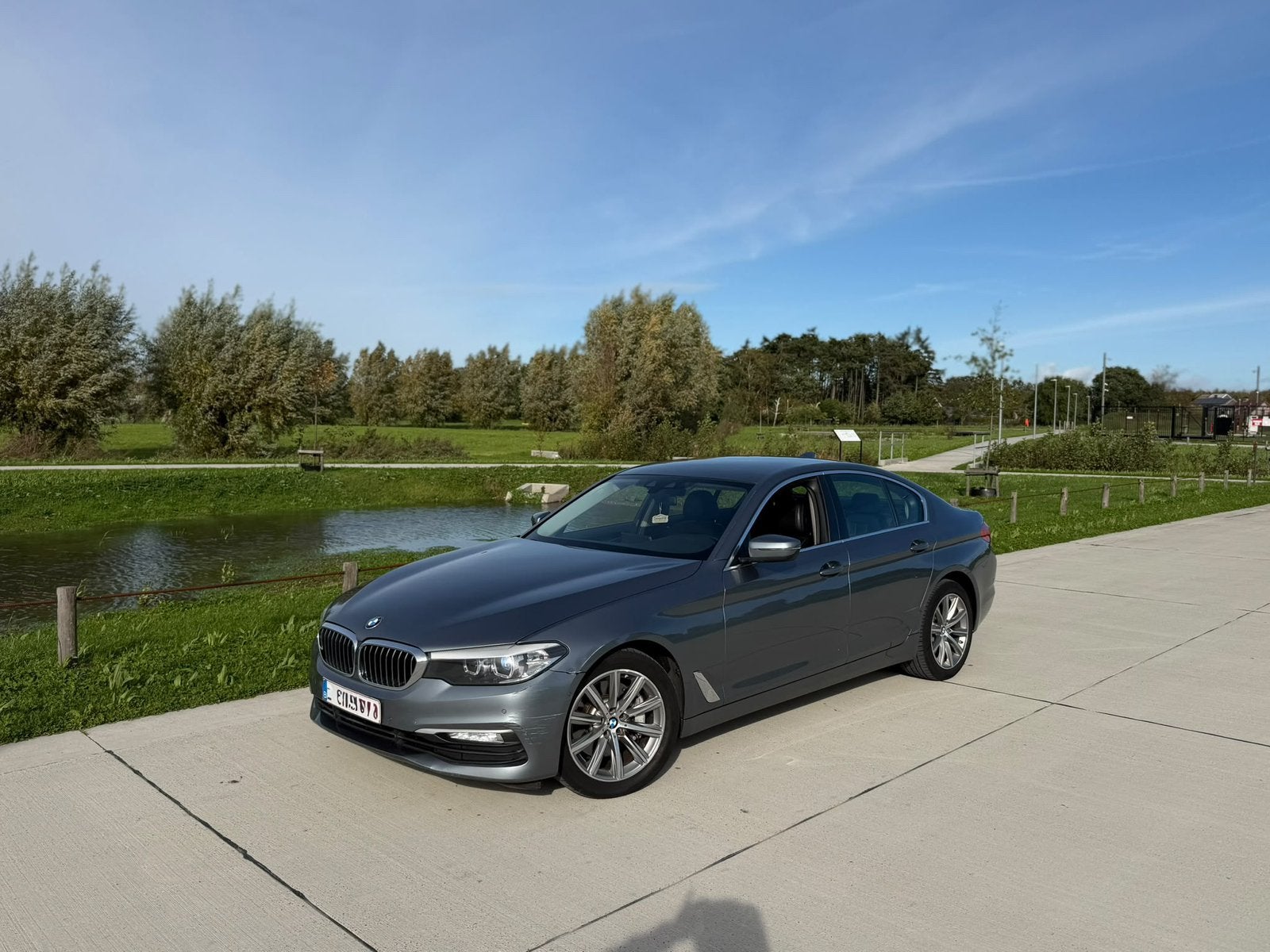 BMW 530D’3.0L’Navi’Leder’Euro6, Auto's, Automaat, Euro 6, Leder, Particulier