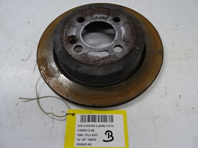 FREIN DISQUE ARRIÈRE Mini Mini Open (R57) (01-2007/06-2015), Mevr. I. Hauben, Rue de l'Espoir 34 34
4030  GRIVEGNÉE, BE, Info@Collignon.be