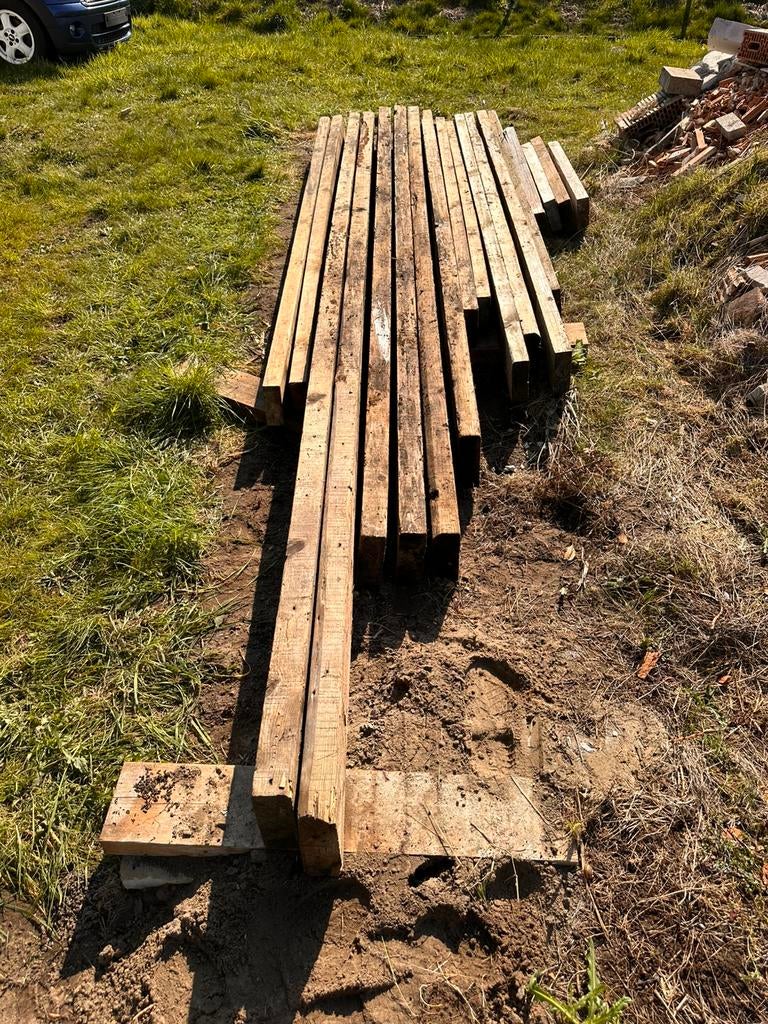 Balken, Tuin en Terras, Ophalen, Gebruikt, Balken