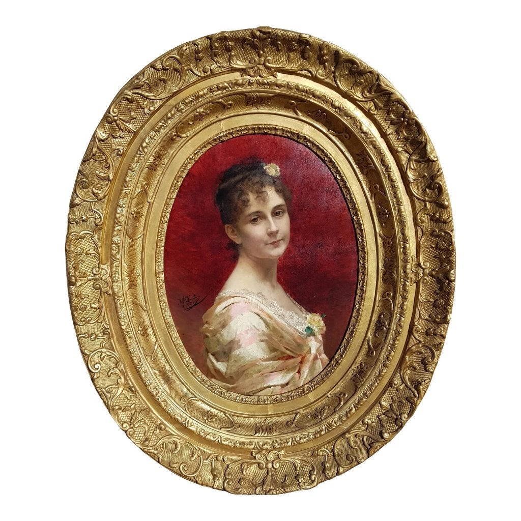 Tableau musée - 1884 - Portrait de femme, Envoi