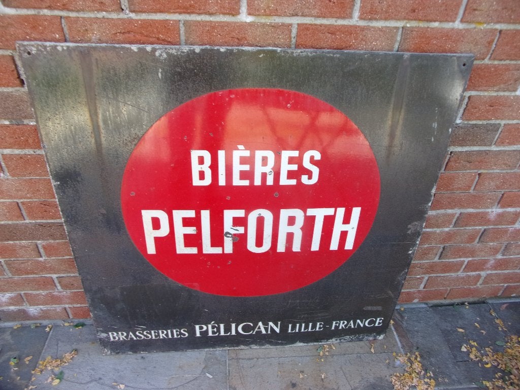 plaque émaillée, Enlèvement, Utilisé