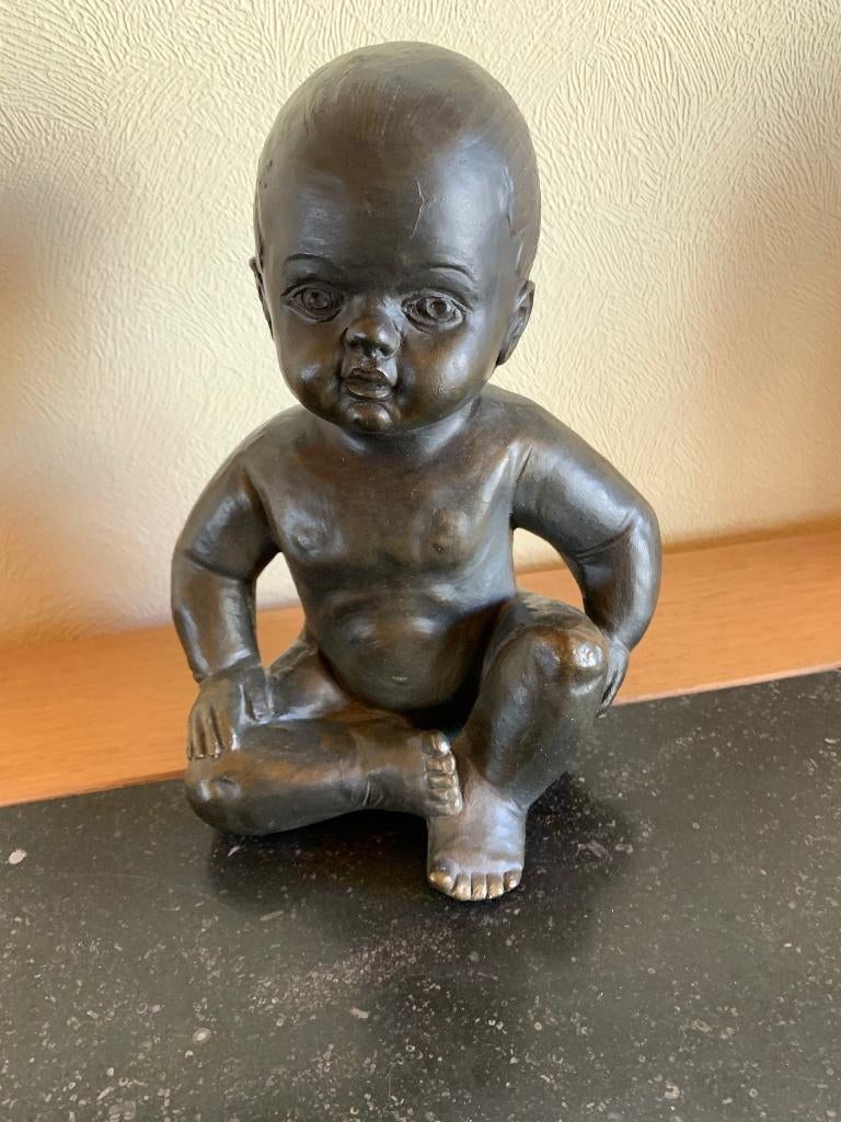 baby- en kinderbeeldjes in zandsteen, brons, keramiek, Ophalen of Verzenden, Zo goed als nieuw