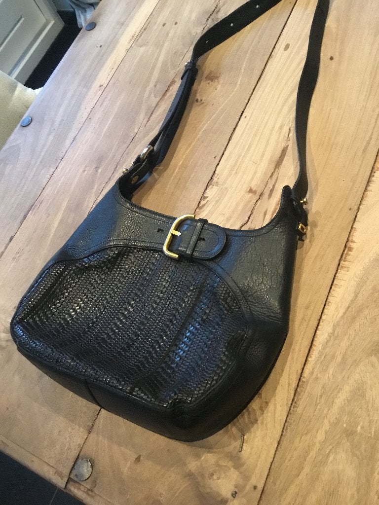Delvaux handtas zwart, Ophalen, Gebruikt, Zwart, Handtas