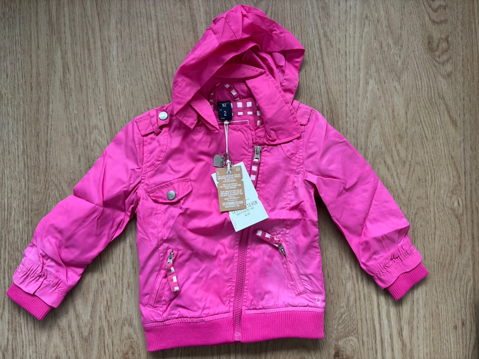 Nieuw zomerjas Sevenoneseven 717 maat 92, Enfants & Bébés, Vêtements enfant | Taille 92, Enlèvement, Neuf, Fille, Manteau