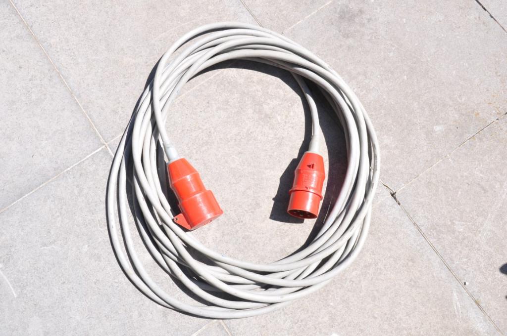 Verlengkabel driefasig, Ophalen, Nieuw, Kabel of Snoer