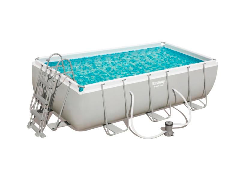 Bestway zwembad 4,12x2,01, Ophalen, Gebruikt, Opzetzwembad