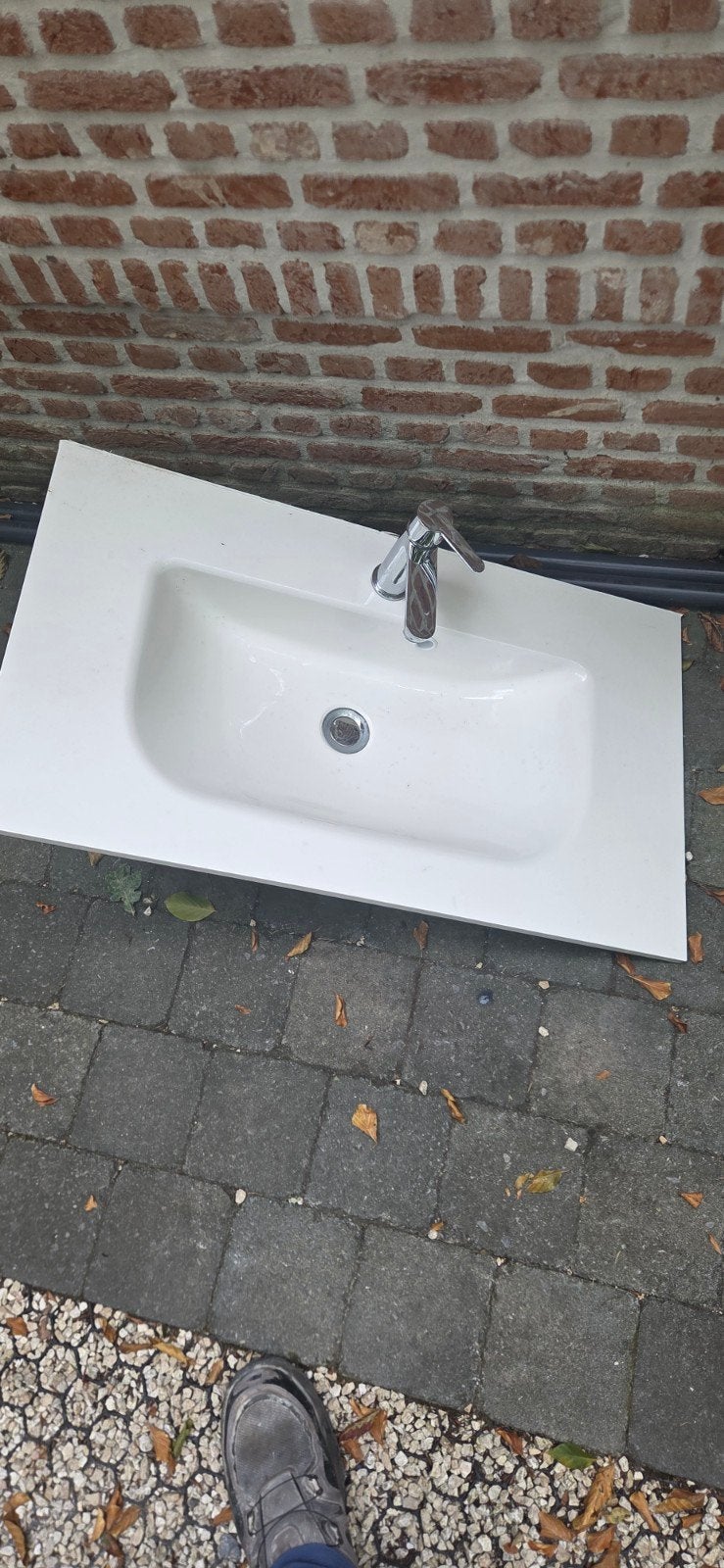 tablet lavabo 46cm diepte x 80 cm breedte, Enlèvement