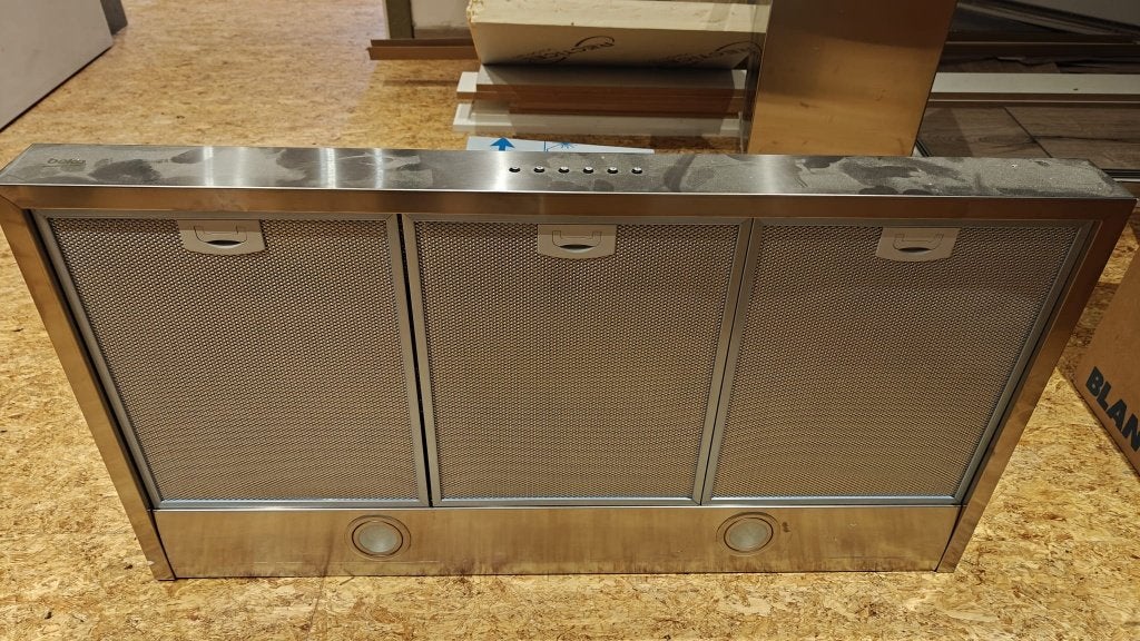 Hotte de cuisine Beko BITA 91 I Inox 90 cm, Electroménager, Hottes, Neuf, Moteur, Hotte murale, Enlèvement
