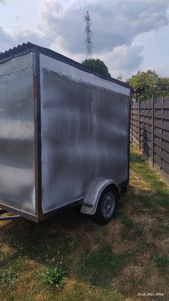 Gesloten aanhangwagen, Auto diversen, Aanhangers en Bagagewagens, Ophalen, Gebruikt
