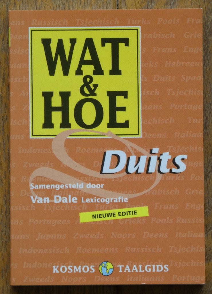Wat & Hoe – Duits- Kosmos taalgids, Boeken, Reisgidsen, Europa, Ophalen of Verzenden, Kosmos, Overige merken