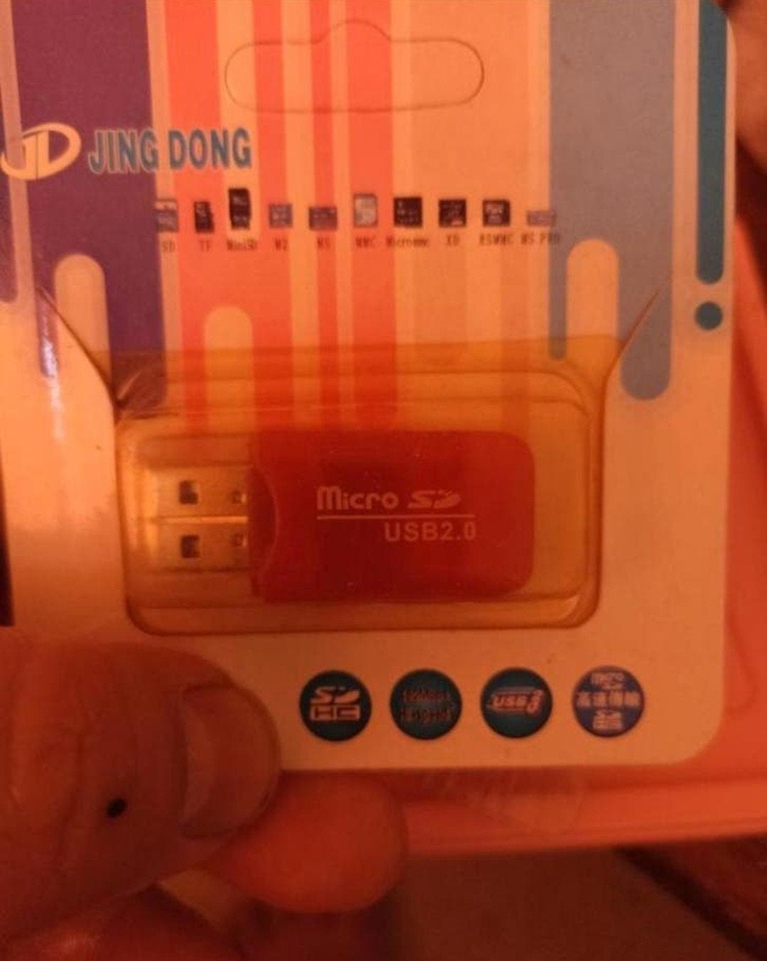 Snelle geheugenkaartlezer met sleutel Micro SD-adapter, Computers en Software, Geheugenkaartlezers, Nieuw, Ophalen of Verzenden