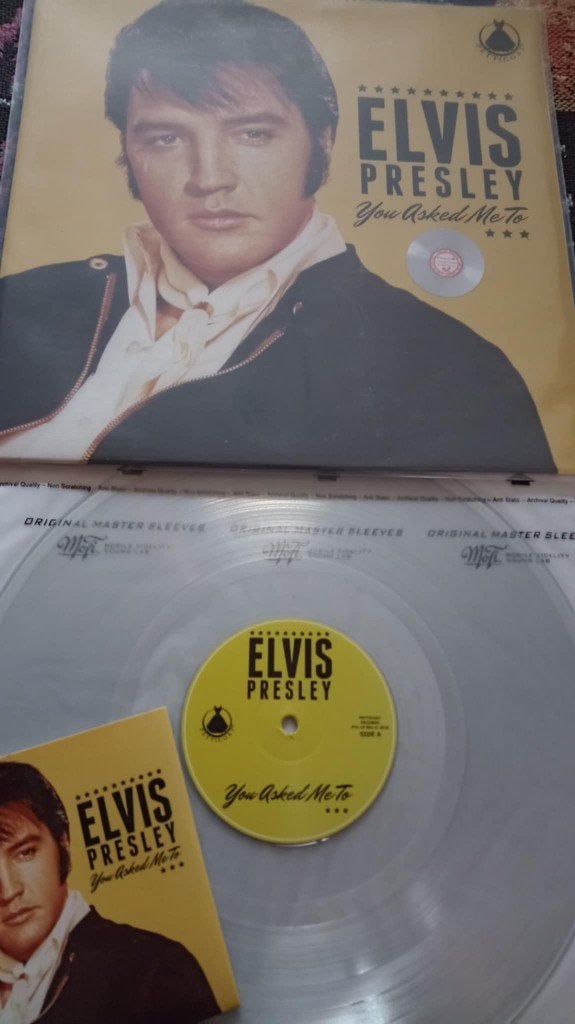 elvis bootleg lp, You asked me to, clear vinyl + cd.35 euro., LP, Ophalen of Verzenden, 12 inch, Nieuw in verpakking