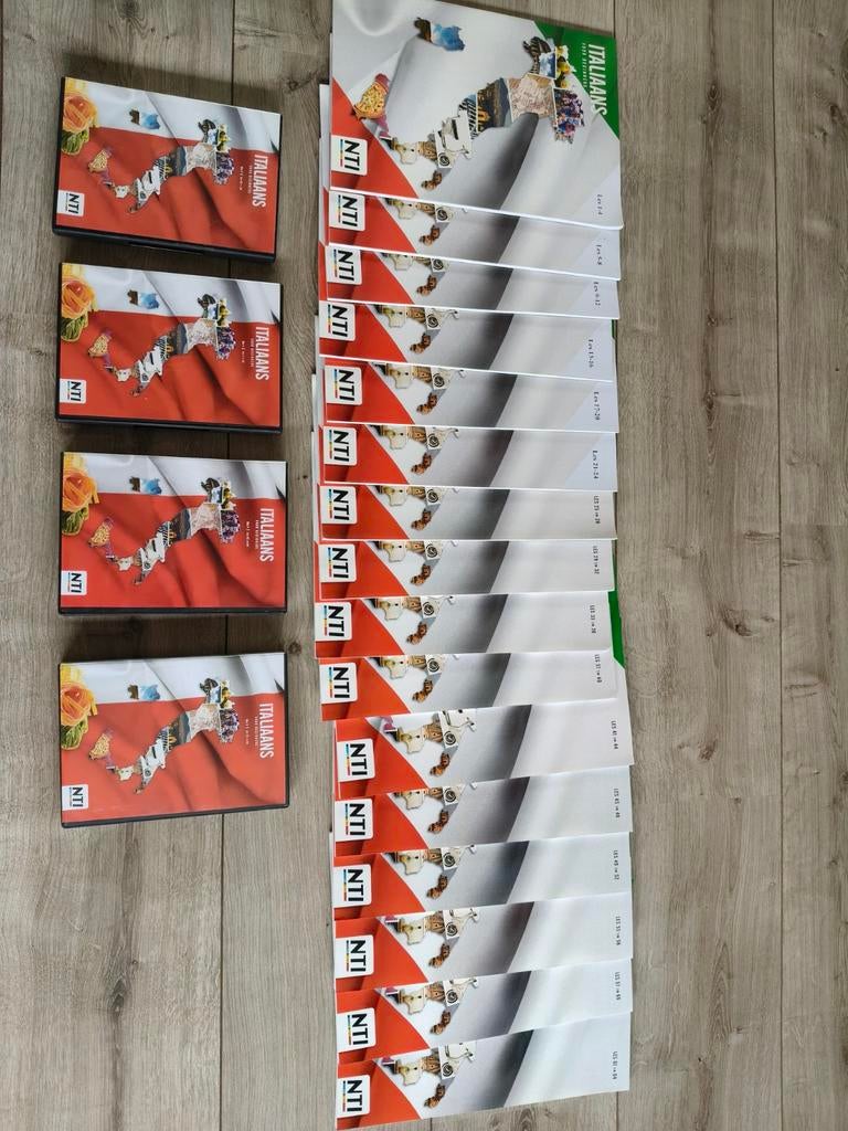 NTI taalcursus Italiaans - compleet - ongebruikt- cd, Boeken, Studieboeken en Cursussen, Ophalen