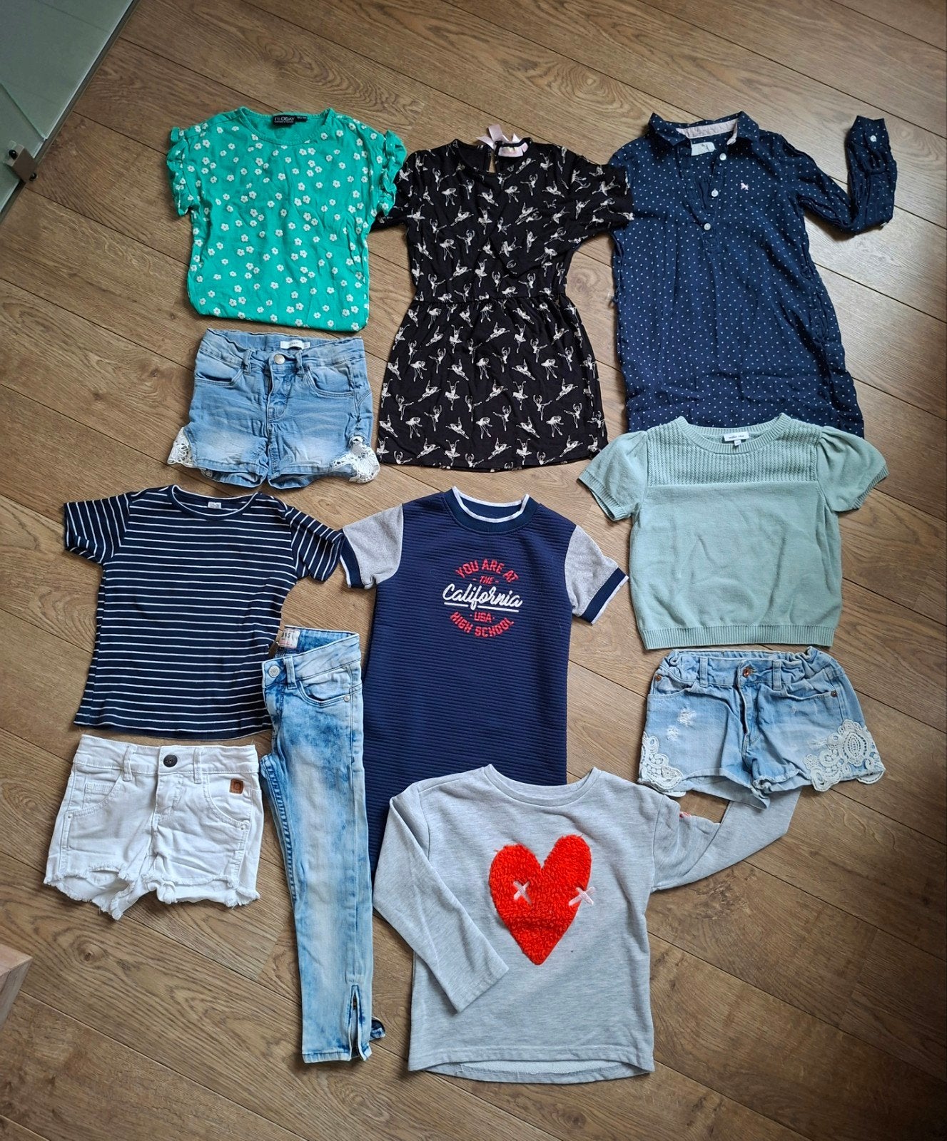 Pakket meisjeskledij maat 122, Enfants & Bébés, Vêtements enfant | Taille 122, Enlèvement