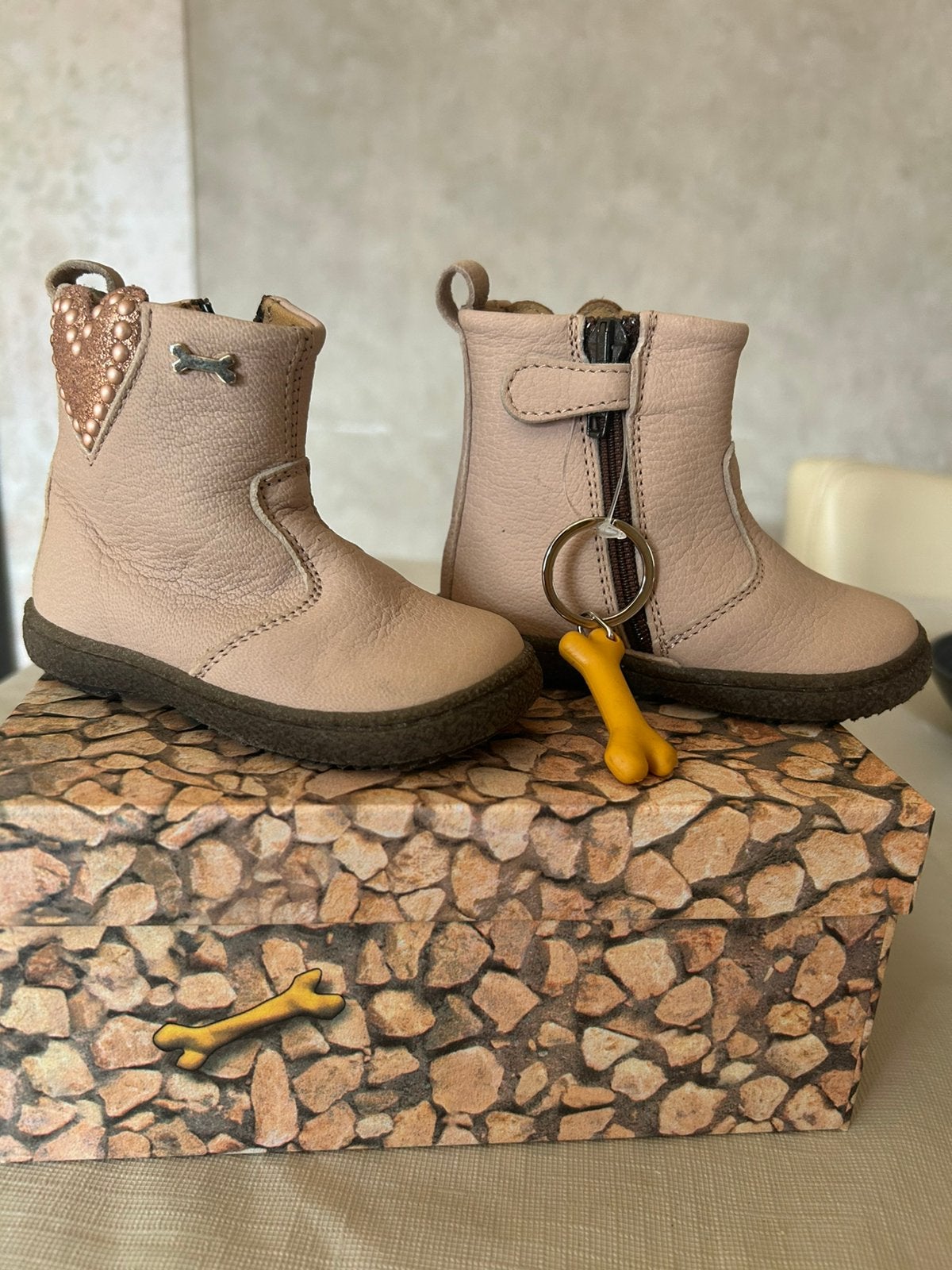 Kinder leren laarsjes, Kinderen en Baby's, Kinderkleding | Schoenen en Sokken, Ophalen, Meisje, Nieuw, Laarzen