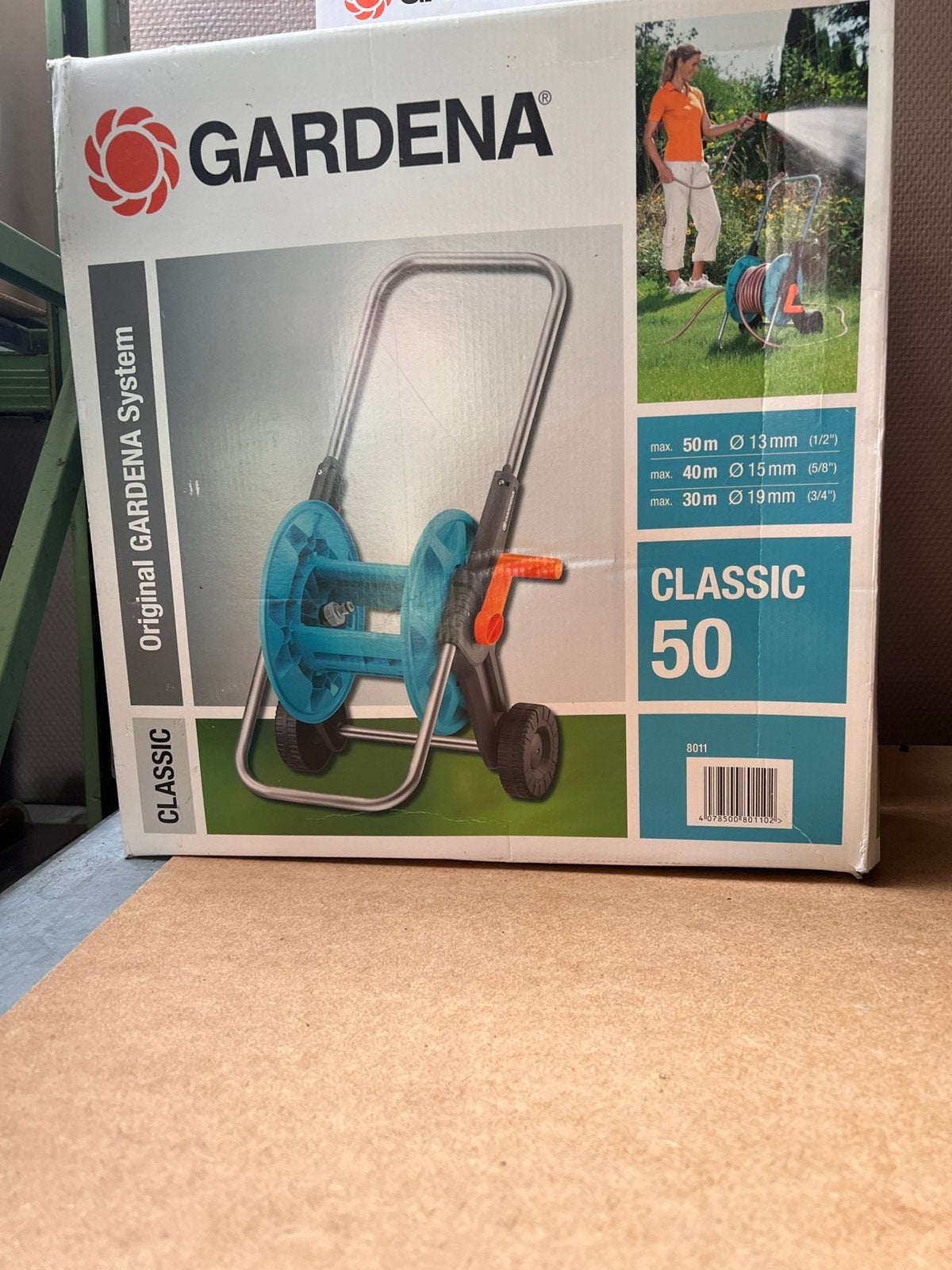 Gardena tuinslanghaspel classic 50, Ophalen, Nieuw, Tuinslanghaspel