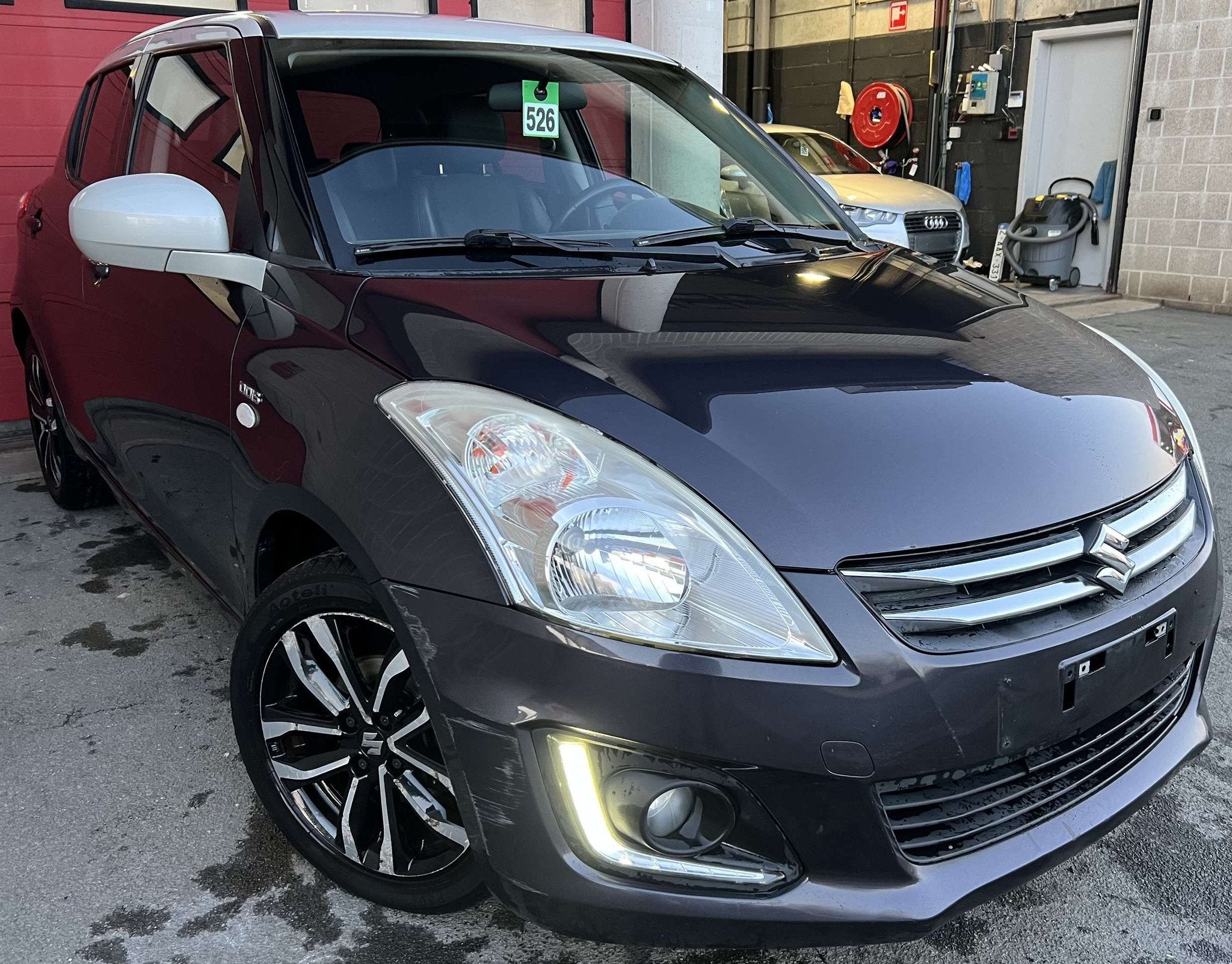 Suzuki Swift 1.3 DDiS GL + CLIM + JANTES ALU (bj 2015), Auto's, Zwart, Alcantara, Bedrijf, 5 deurs