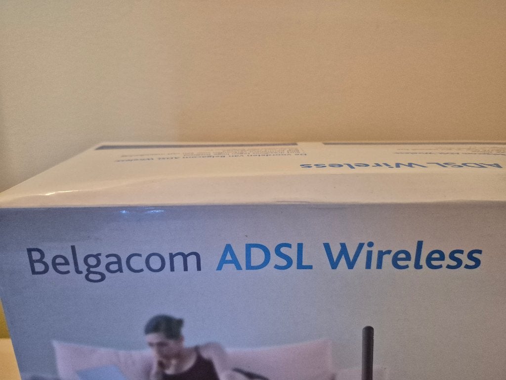 Belgacom ADSL draadloze draadloze modemrouter, Ophalen of Verzenden, Zo goed als nieuw, Router