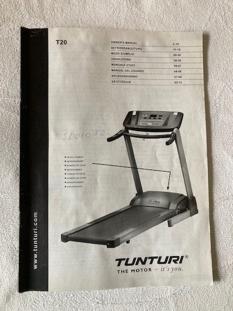 Tunturi loopband, Ophalen, Gebruikt, Rug, Loopband