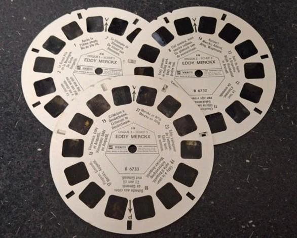 Vintage viewmaster View-Master wielrennen Eddy Merckx, Verzamelen, Ophalen of Verzenden, Zo goed als nieuw