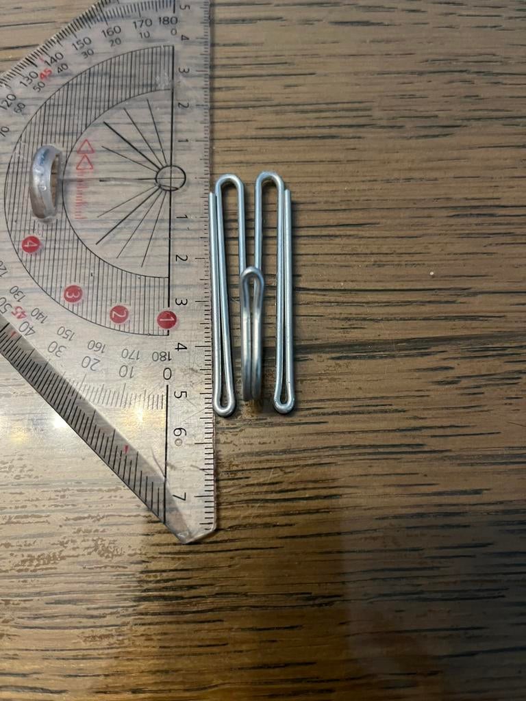 Metal Curtain pleat hooks- metale gordijhaken, Watersport en Boten, Zeilen en Zeiltoebehoren, Ophalen, Zo goed als nieuw