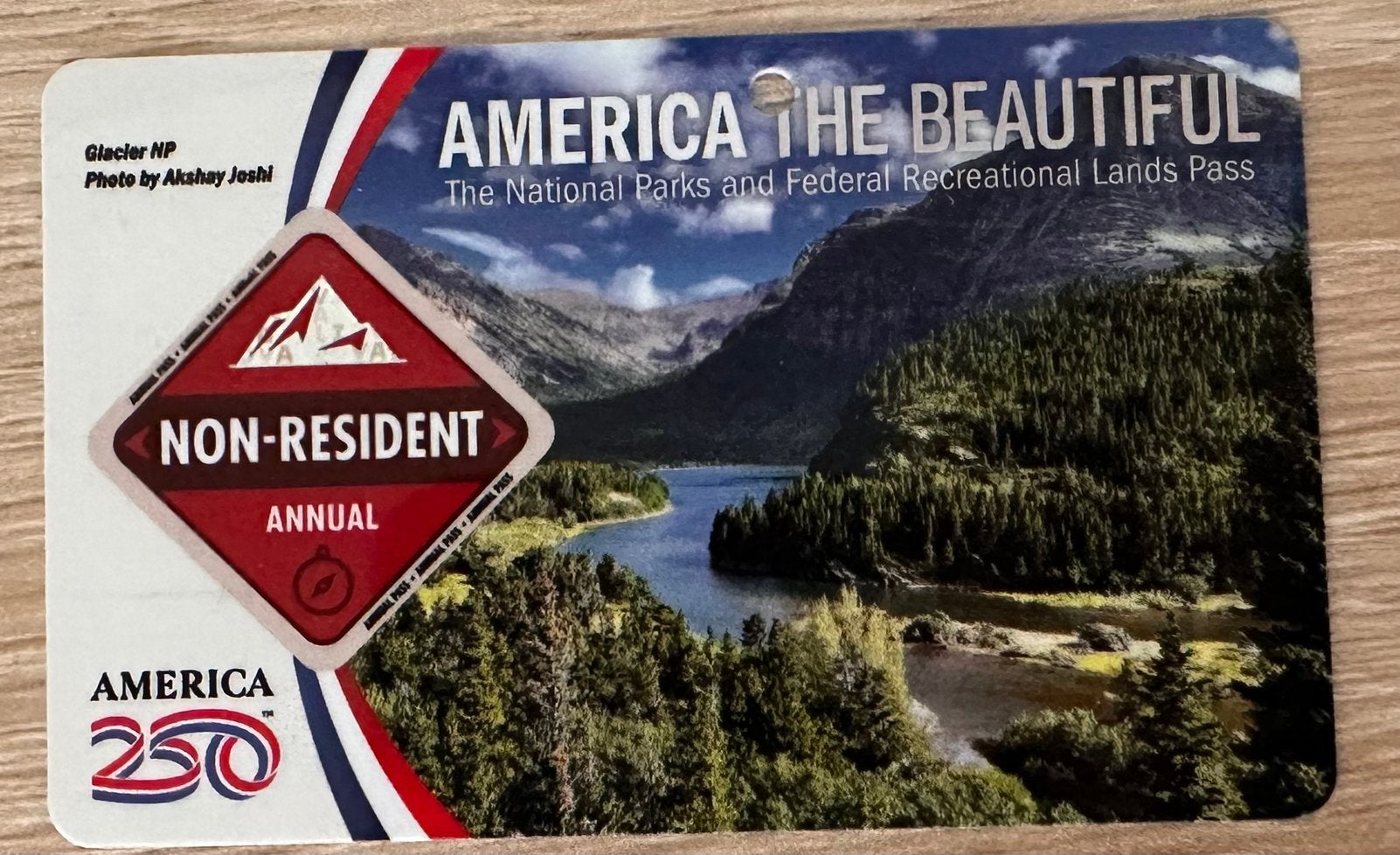 America The Beautiful pas, Ophalen of Verzenden