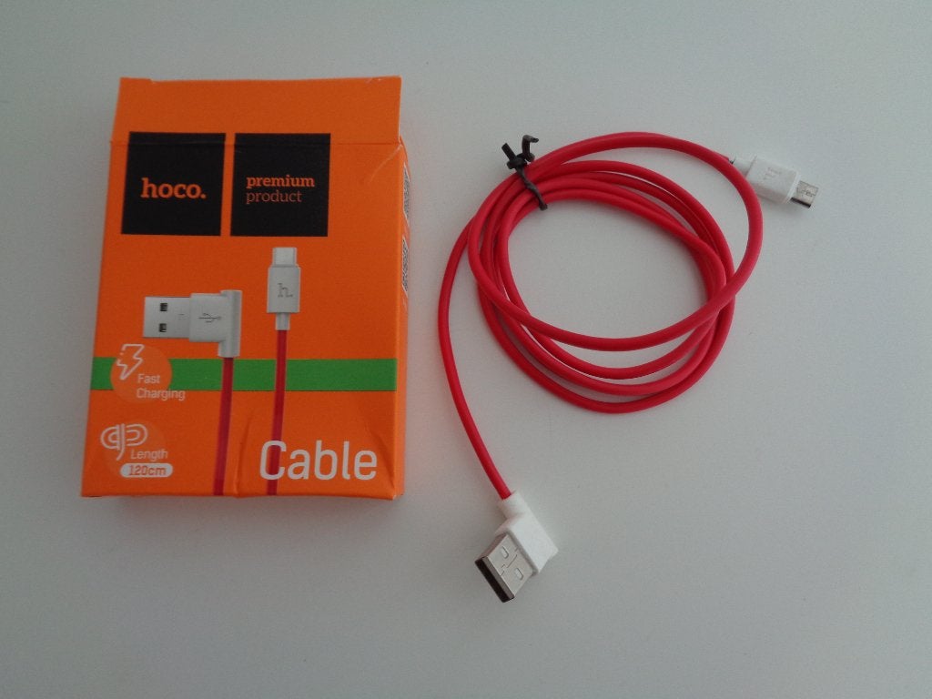 Cable rouge Gsm Hoco 1m20., Verzenden