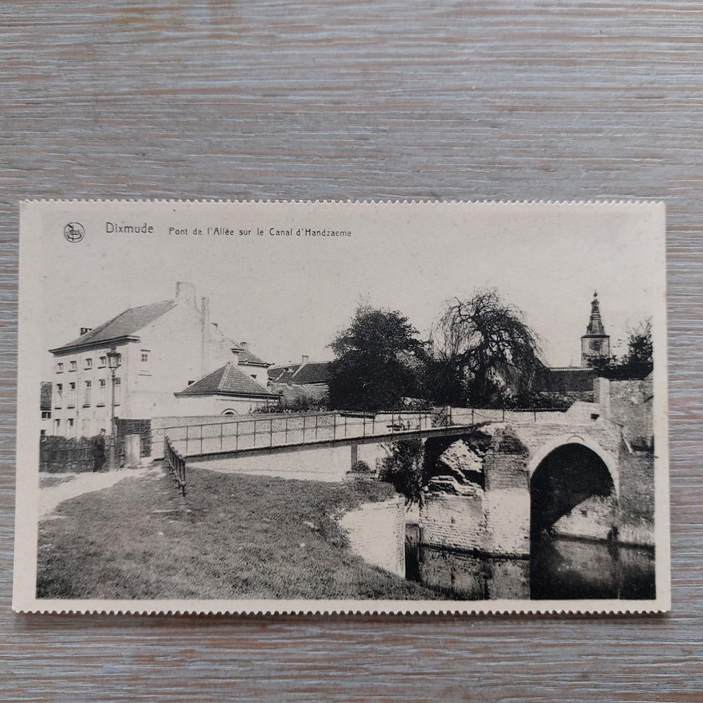 Oude niet gelopen postkaart van Diksmuide, Ophalen of Verzenden