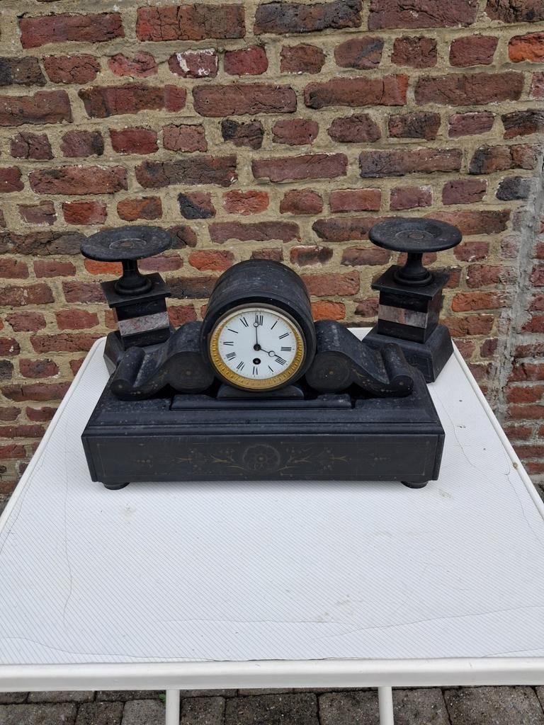 Horloge de cheminée en marbre, Ophalen