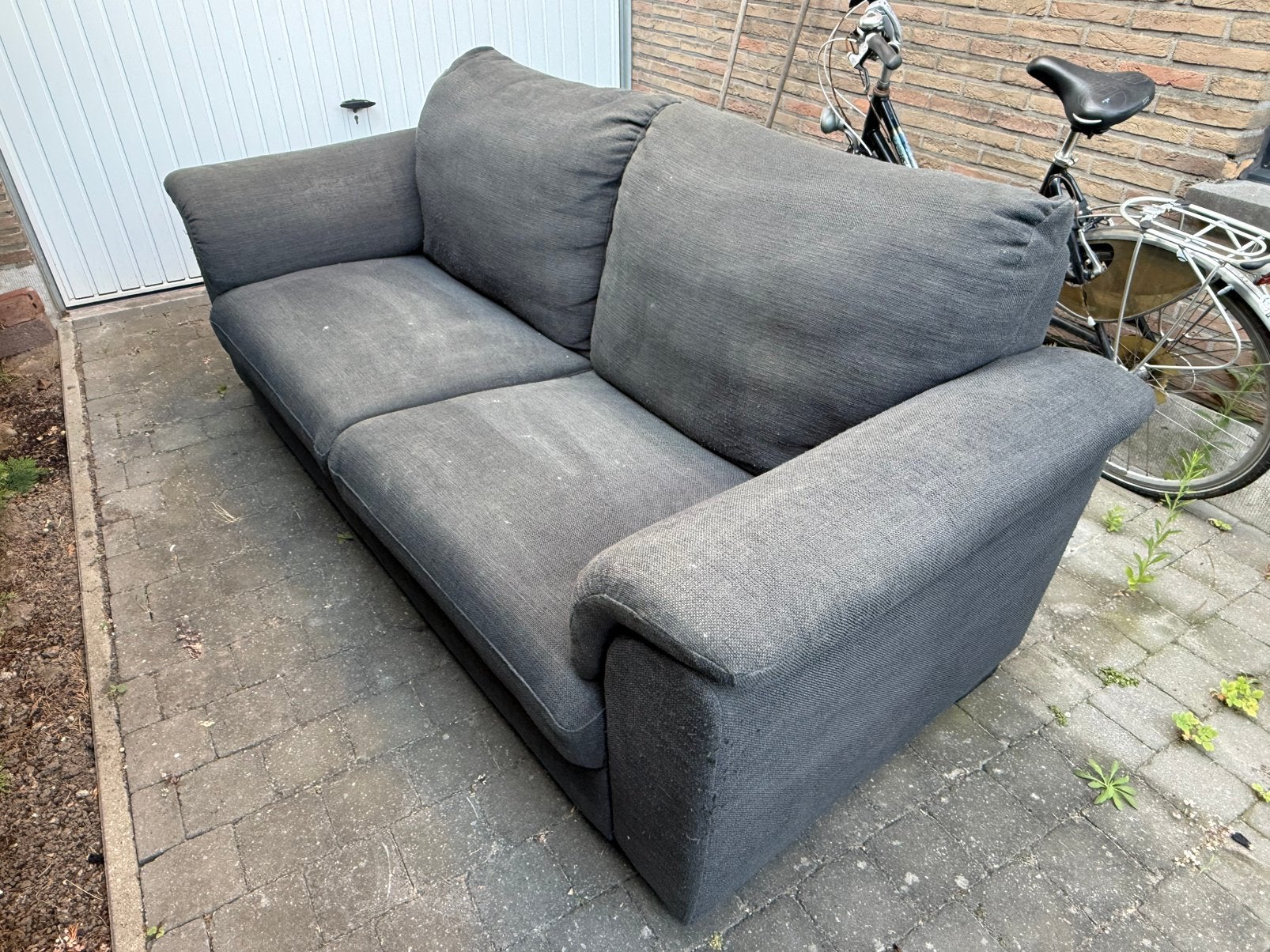 GRATIS Zetel Ikea Tidafors, Ophalen, Gebruikt, Driepersoons, Rechte bank