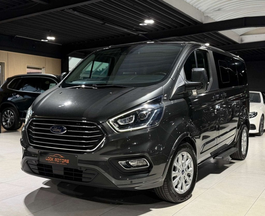 Ford Tourneo Custom 2.0 TDCI 170CV 8 PLACES TITANIUM BOITE A, Autos, Ford, Cuir, Achat, Euro 6, Entreprise
