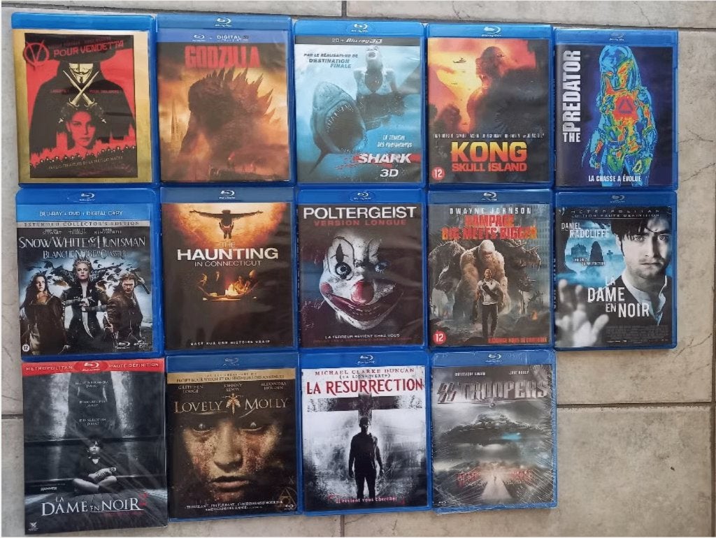lot 14 blu ray 30€ en état neuf, CD & DVD, Tous les âges, Film, Comme neuf, Autres genres