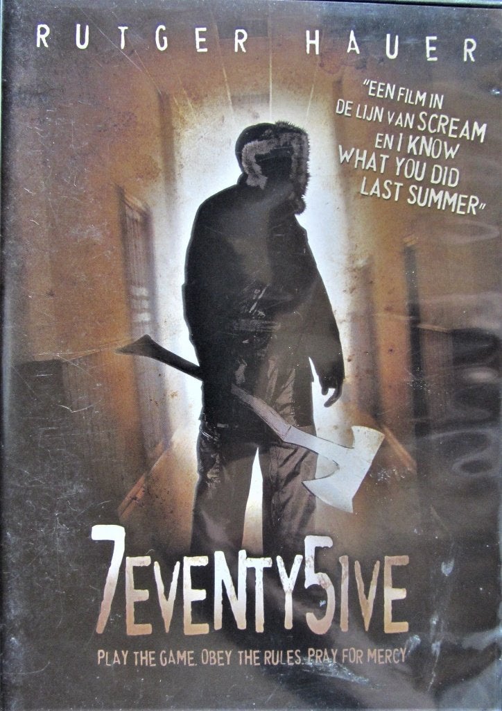 DVD HORROR/THRILLER- 7EVENTY5IVE (RUTGER HAUER), Cd's en Dvd's, Dvd's | Horror, Engels, Alle leeftijden, Nederlands, Ophalen of Verzenden