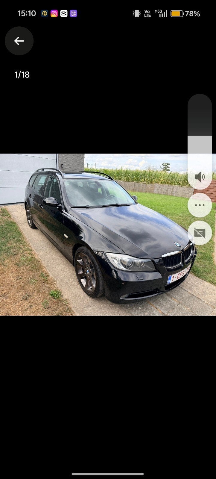 BMW 320d touring automaat/pano/

xenon..., Automaat, Trekhaak, Bedrijf, Diesel