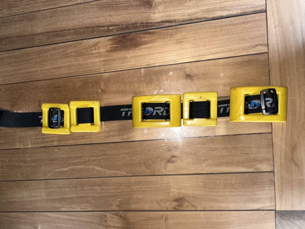 Loodgordel in nylon met RS gesp en 7 kg bekleed lood, Watersport en Boten, Duiken, Ophalen of Verzenden, Zo goed als nieuw, Lood of Loodgordel