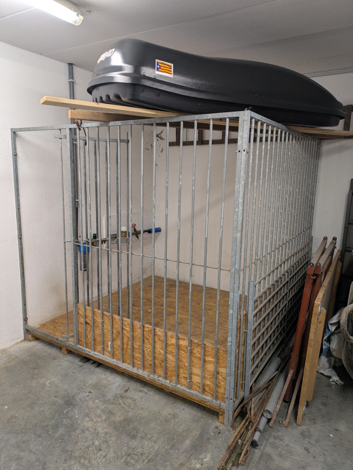 Grande cage pour chien, Enlèvement, Utilisé
