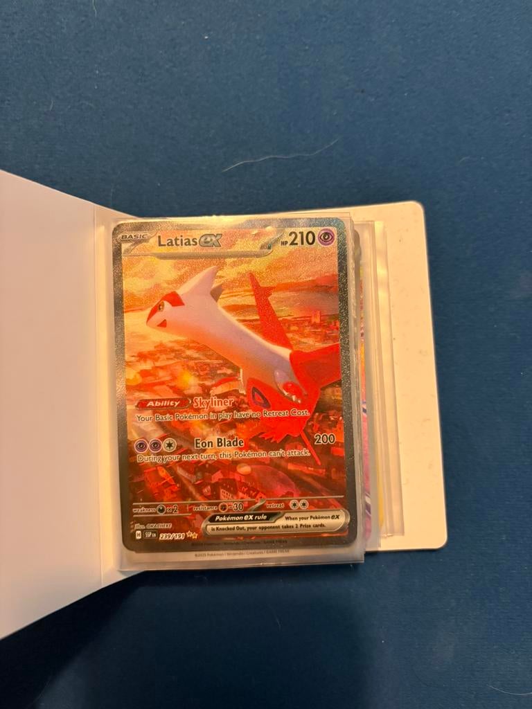 Pokemon kaart latias ex, Ophalen, Zo goed als nieuw