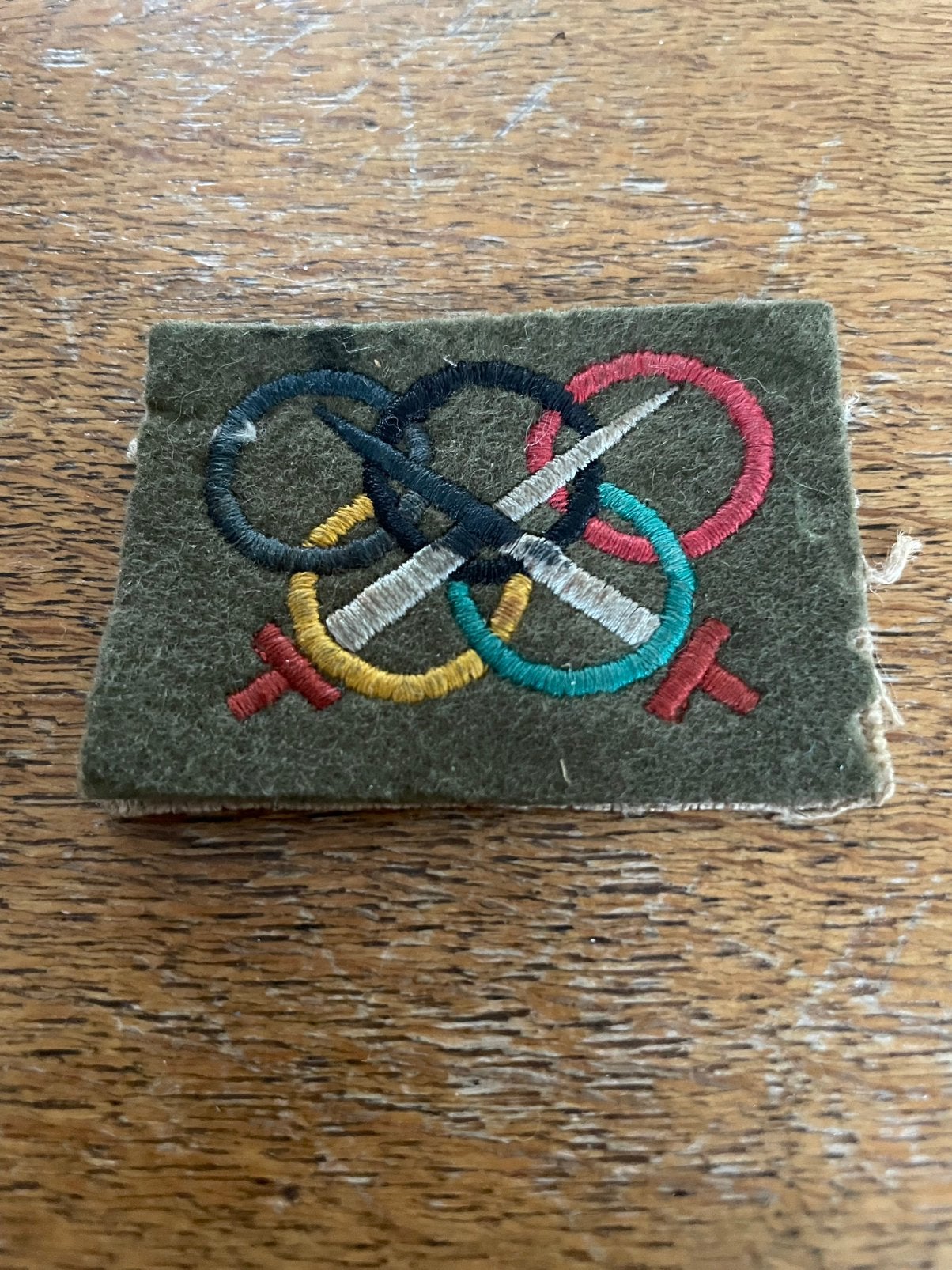 Certificat sportif des années 1950 (décoloré ! ! ! ), Enlèvement ou Envoi, Emblème ou Badge