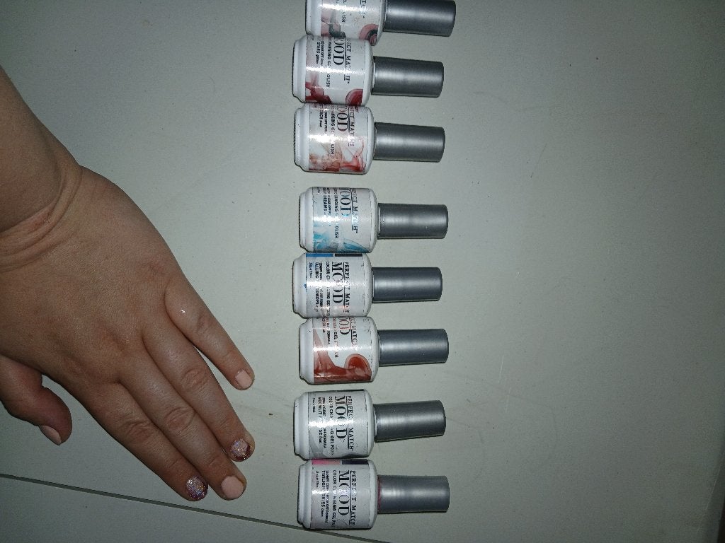 Vernis en gel et lampe, Enlèvement, Utilisé