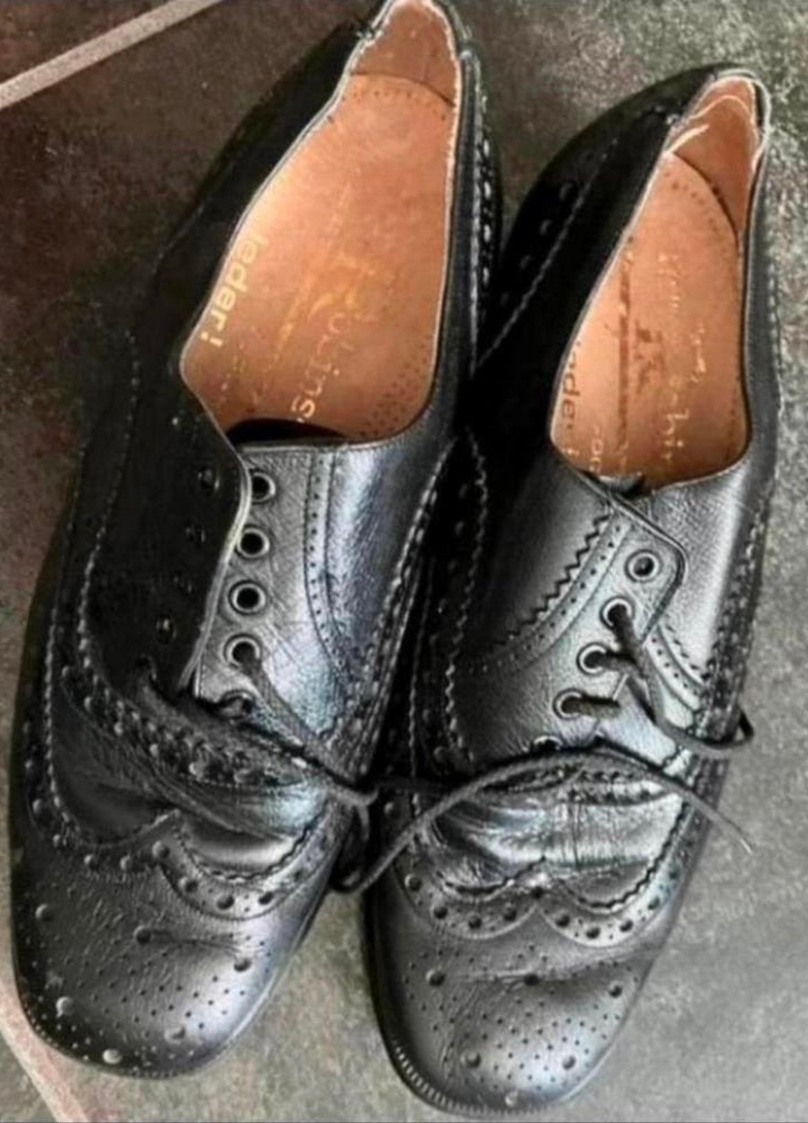 Leren zwarte herenschoenen,maat 41 …, Vêtements | Hommes, Chaussures, Enlèvement ou Envoi, Chaussures à lacets, Comme neuf, Noir