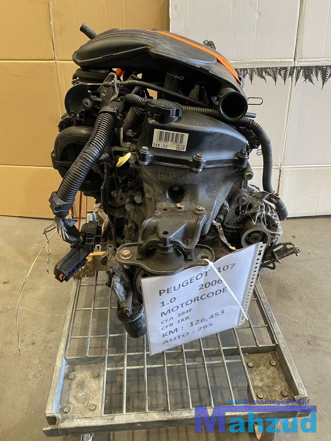 PEUGEOT 107 C1 AYGO 1.0 1KR Motor motorblok 2005-2014, Taurusavenue 1
2132 LS  Hoofddorp, NL, Gebruikt, Contact.group@renault.com