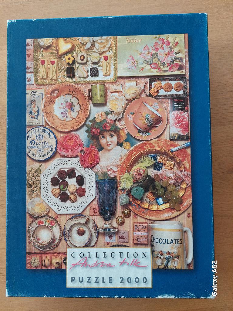 puzzel 2000 st - Heye - Andrea Tilk: Chocolate charming, Ophalen of Verzenden, Meer dan 1500 stukjes, Zo goed als nieuw, Legpuzzel