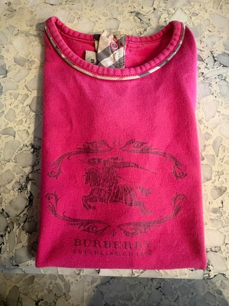 BURBERRY baby meisjes t-shirt (18 maand), Ophalen of Verzenden, Zo goed als nieuw