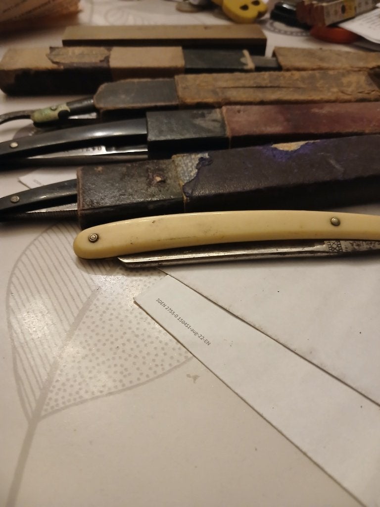 1 lot d'anciens rasoirs, Enlèvement, Utilisé, Tout le visage