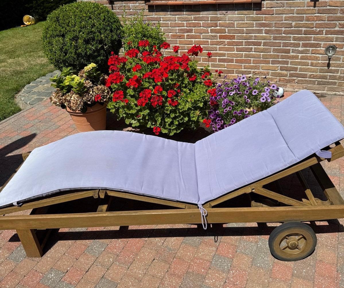 Teak ligzetel, Ophalen, Zo goed als nieuw