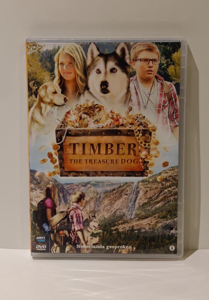 Timber The Treasure Dog DVD avontuur familie film husky Mike, Alle leeftijden, Ophalen of Verzenden, Zo goed als nieuw