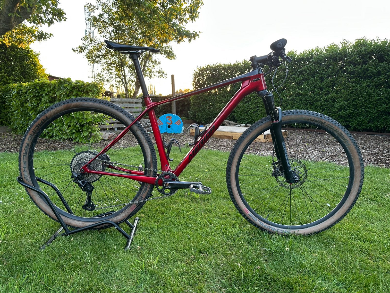 Merida Big Nine XT Large Carbon, Enlèvement, Comme neuf, Merida